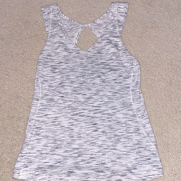 Lululemon heathered tank top open back size US 6 - Picture 1 of 3